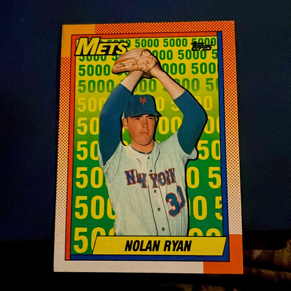 Nolan Ryan baseball card